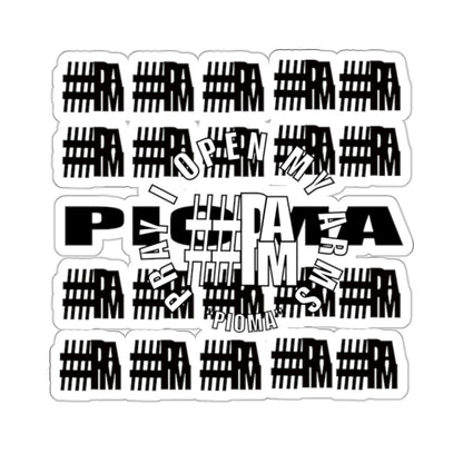 "PIOMA" Collage sticker