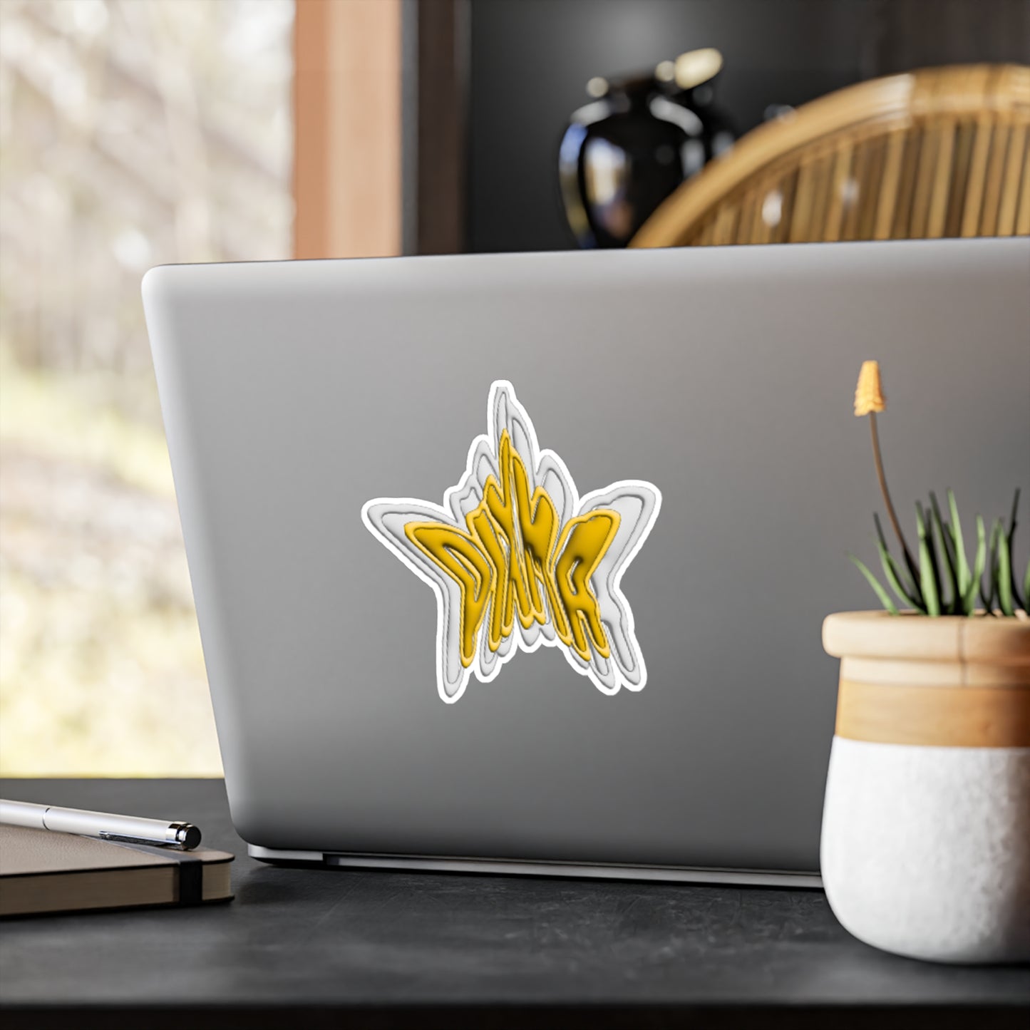 Pioma Double Star Sticker