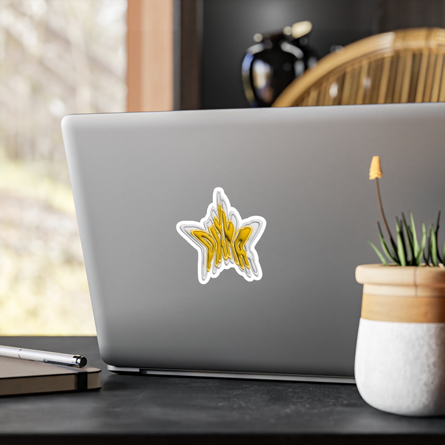 Pioma Double Star Sticker