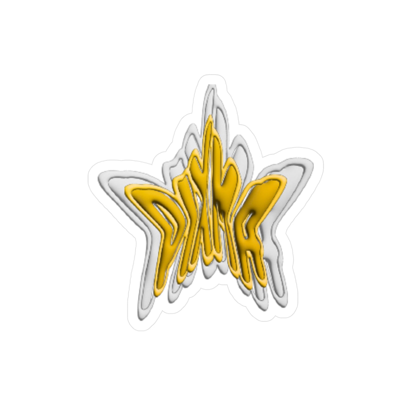 Pioma Double Star Sticker